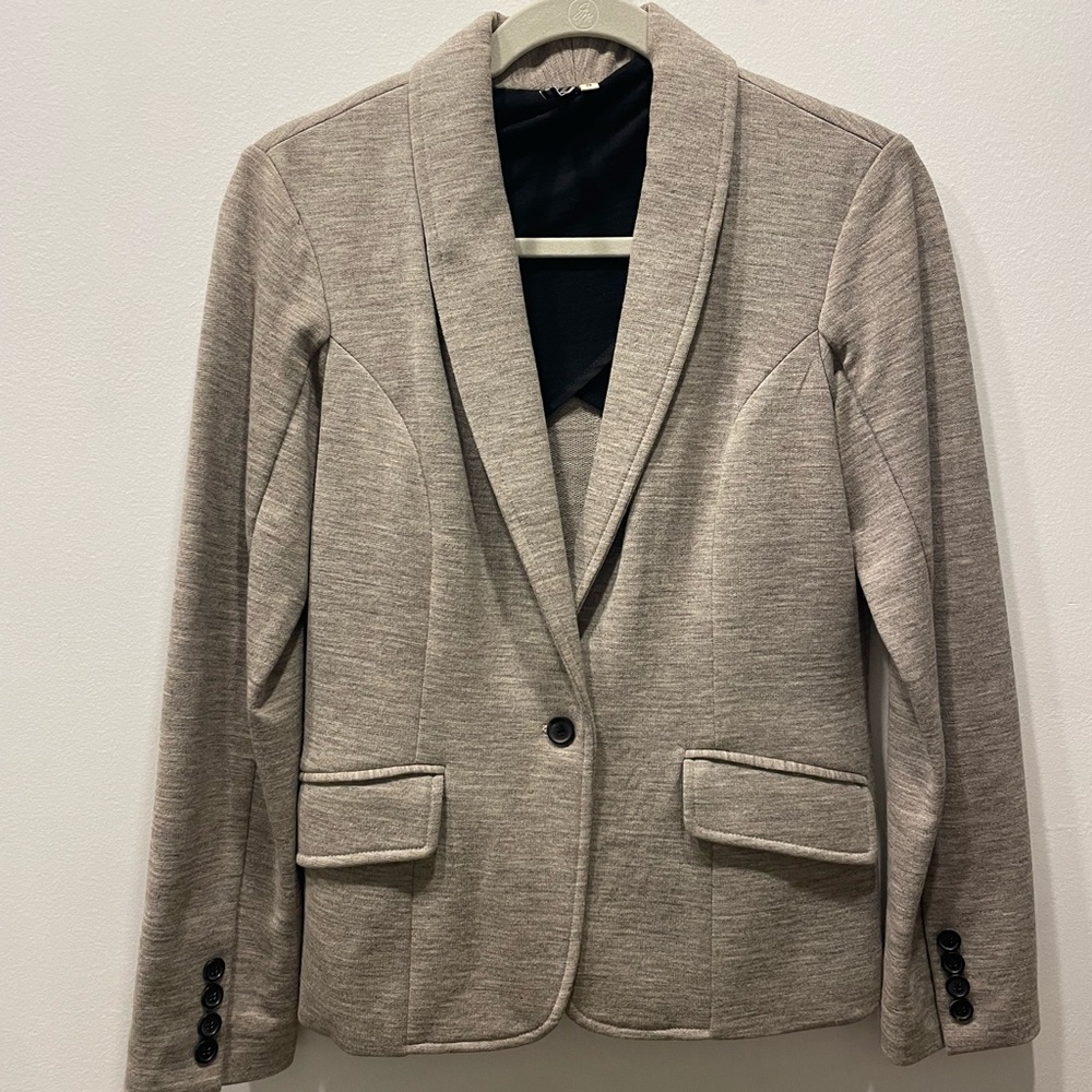 Women's Gray Beige Blazer Ramblers Way